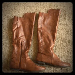 Fergalicious Tan Boots Size 8